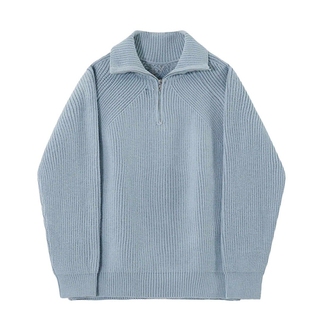 La velour™ |
  Azure Quarter-Zip Sweater