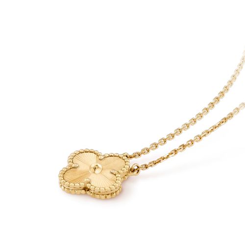 NECKLACE FOUR-LEAF CLOVER LAVISH - GOLD