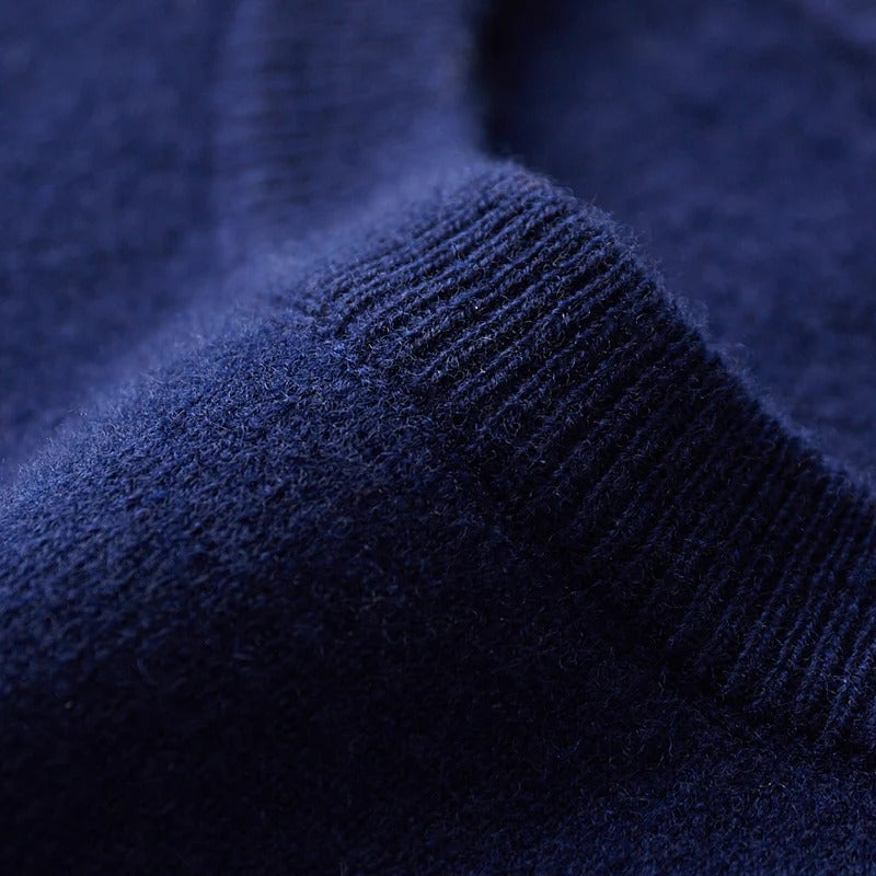 Lavelour™ | WOOL NAVY SWEATER