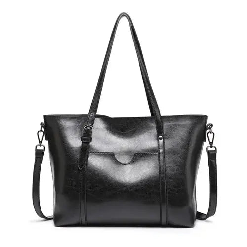 La velour ™  |
  Luxe Classic Faux Leather Shoulder Tote