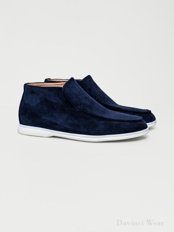 La velour ™ | High dark blue loafer