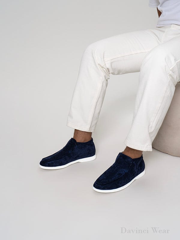 La velour ™ | High dark blue loafer