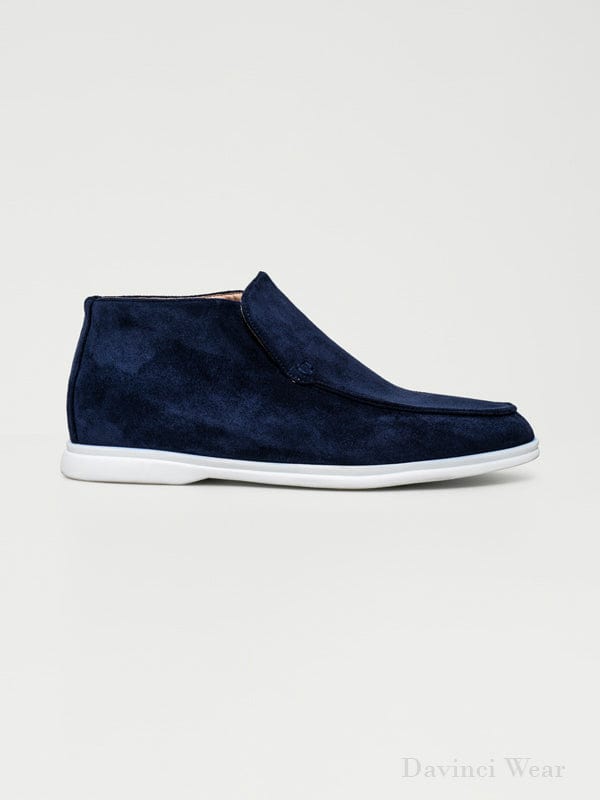 La velour ™ | High dark blue loafer