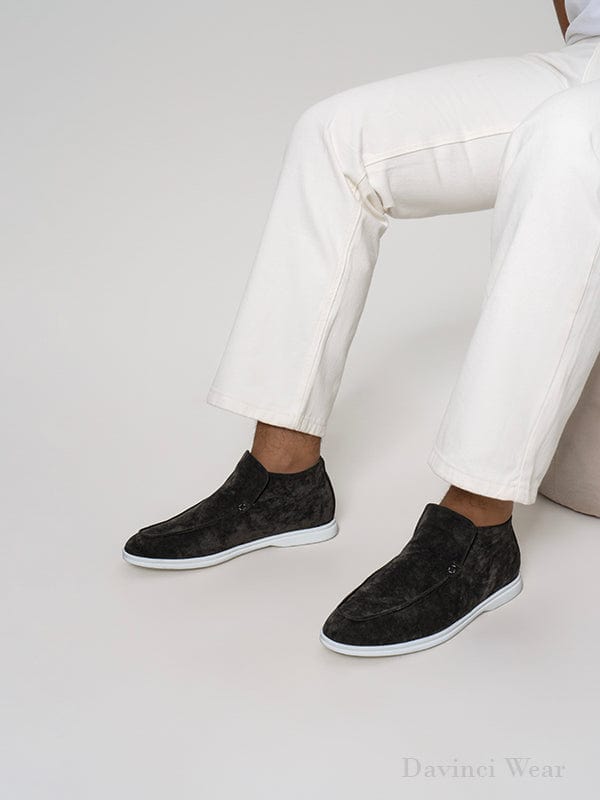 La velour ™ |  High dark gray loafer