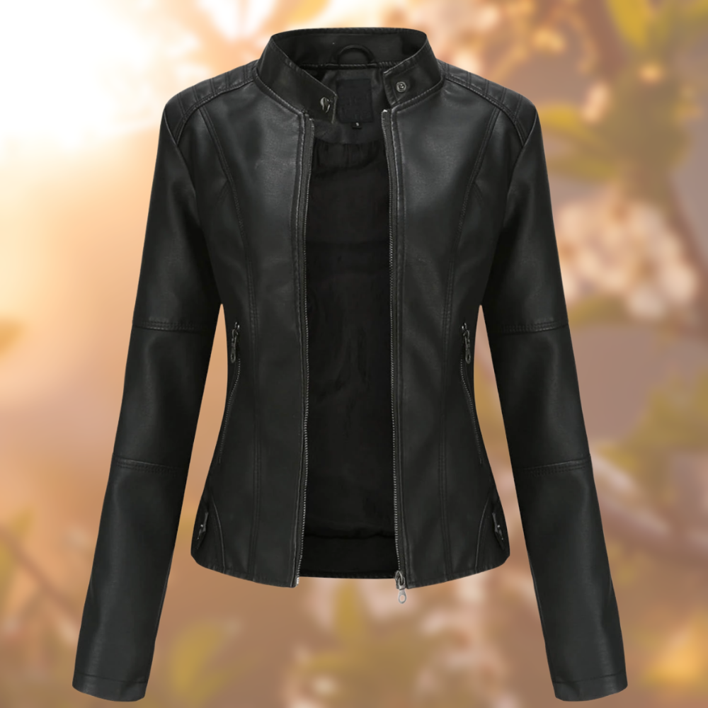 Giorgina - Stylish leather jacket for women