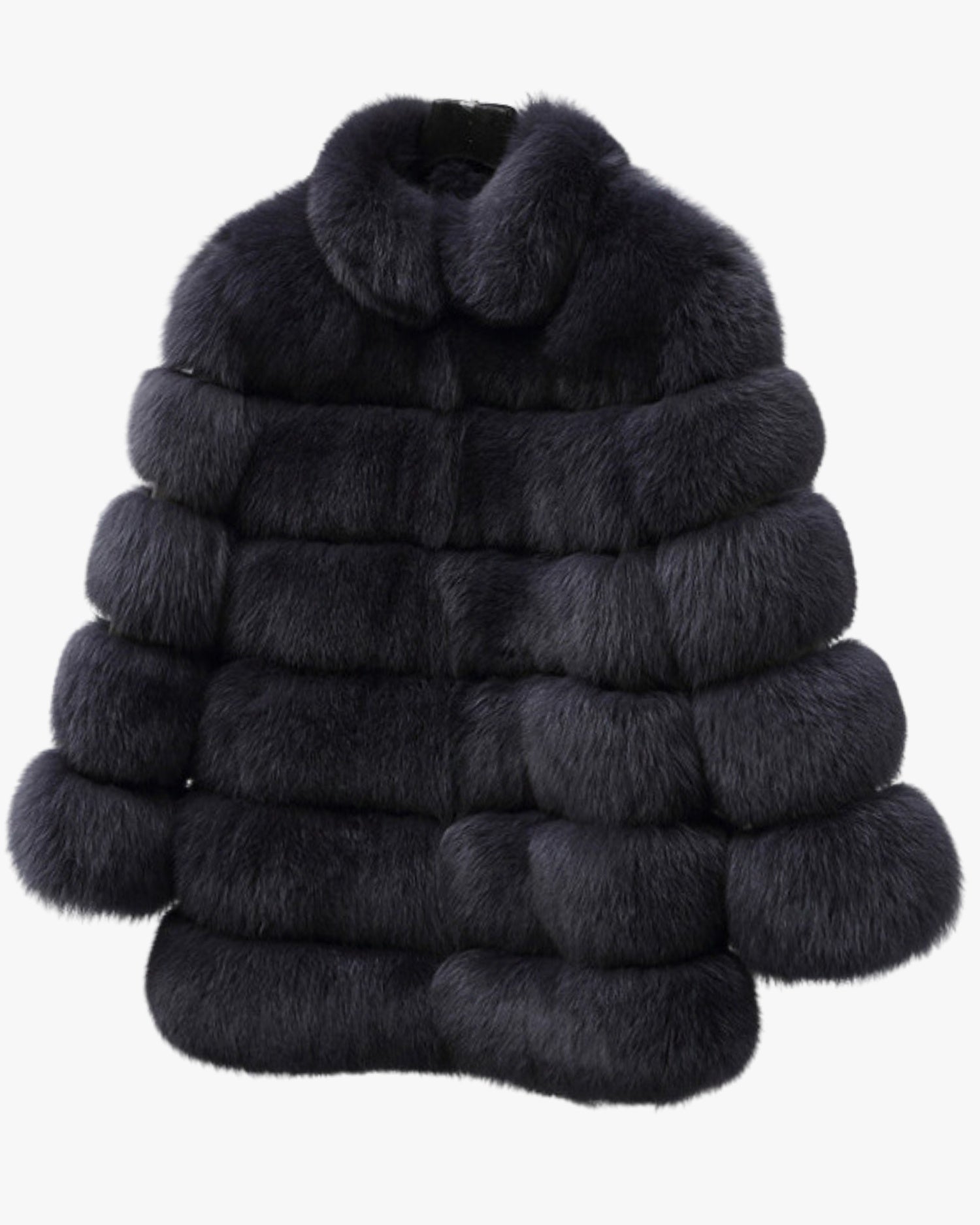 La velour ™ | Black fur coat