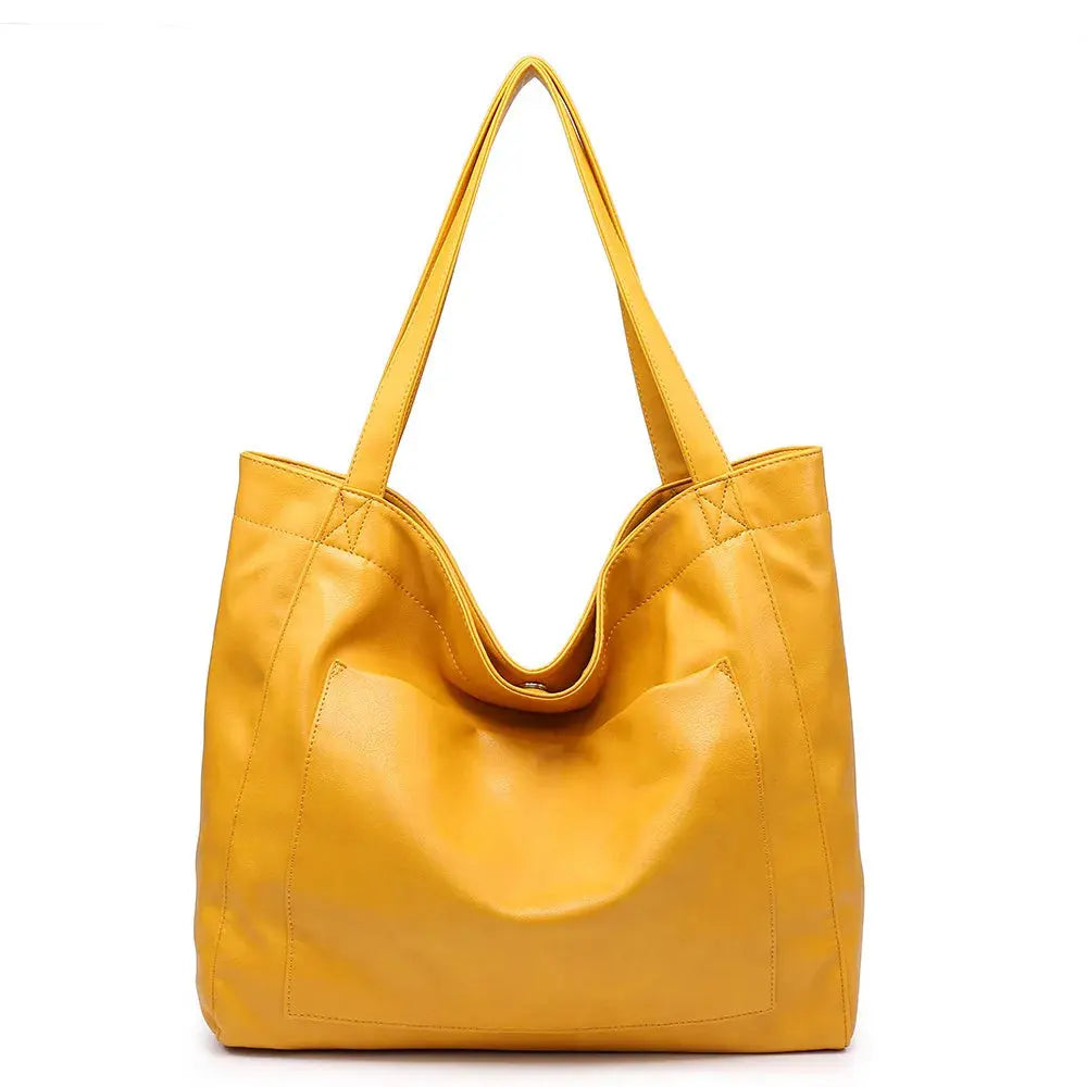 La velour ™  |
 Luxe Grandeur | Soft Leather Shoulder Bag