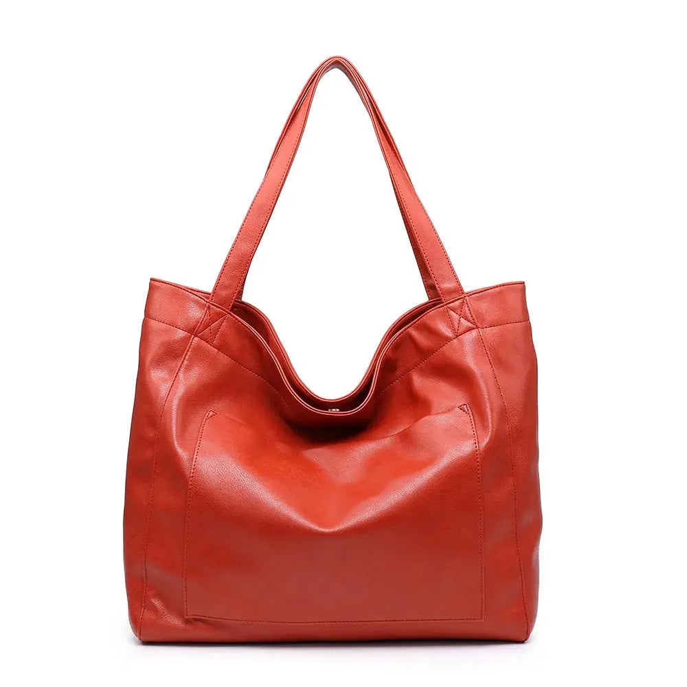 La velour ™  |
 Luxe Grandeur | Soft Leather Shoulder Bag