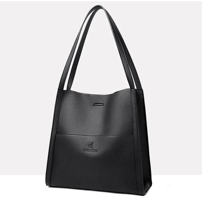 La velour ™  |
 Soft Serenity | Designer Leather Crossbody Tote