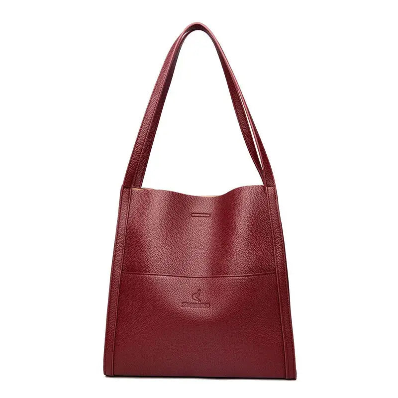 La velour ™  |
 Soft Serenity | Designer Leather Crossbody Tote