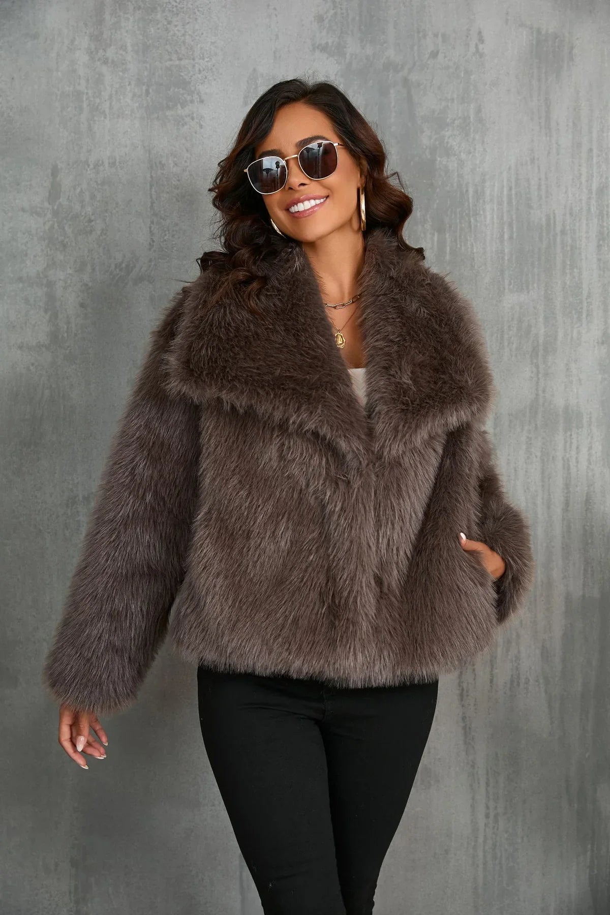 La velour™ | Faux fur coat