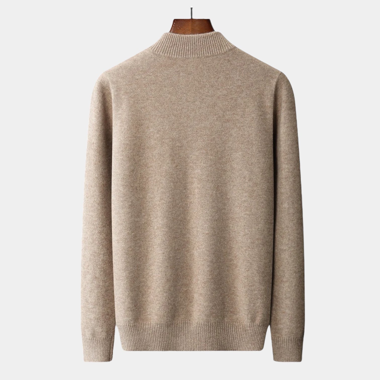 La velour™ | Wool quarter zip-sweater