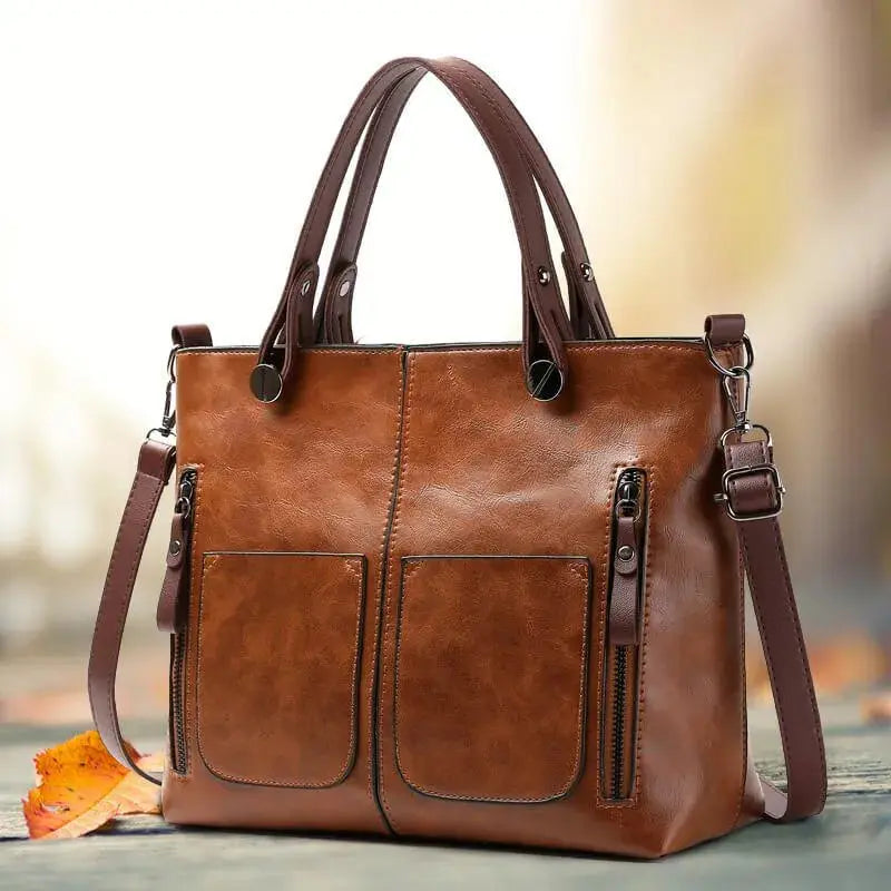 La velour ™  | Timeless Elegance | Leather Shoulder Bag