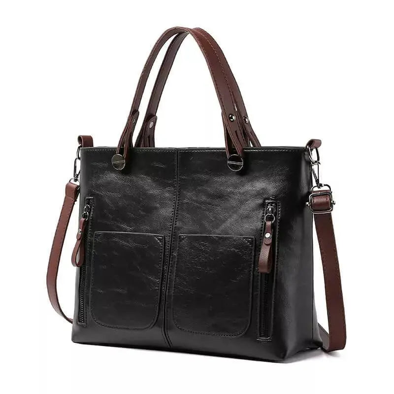 La velour ™  | Timeless Elegance | Leather Shoulder Bag