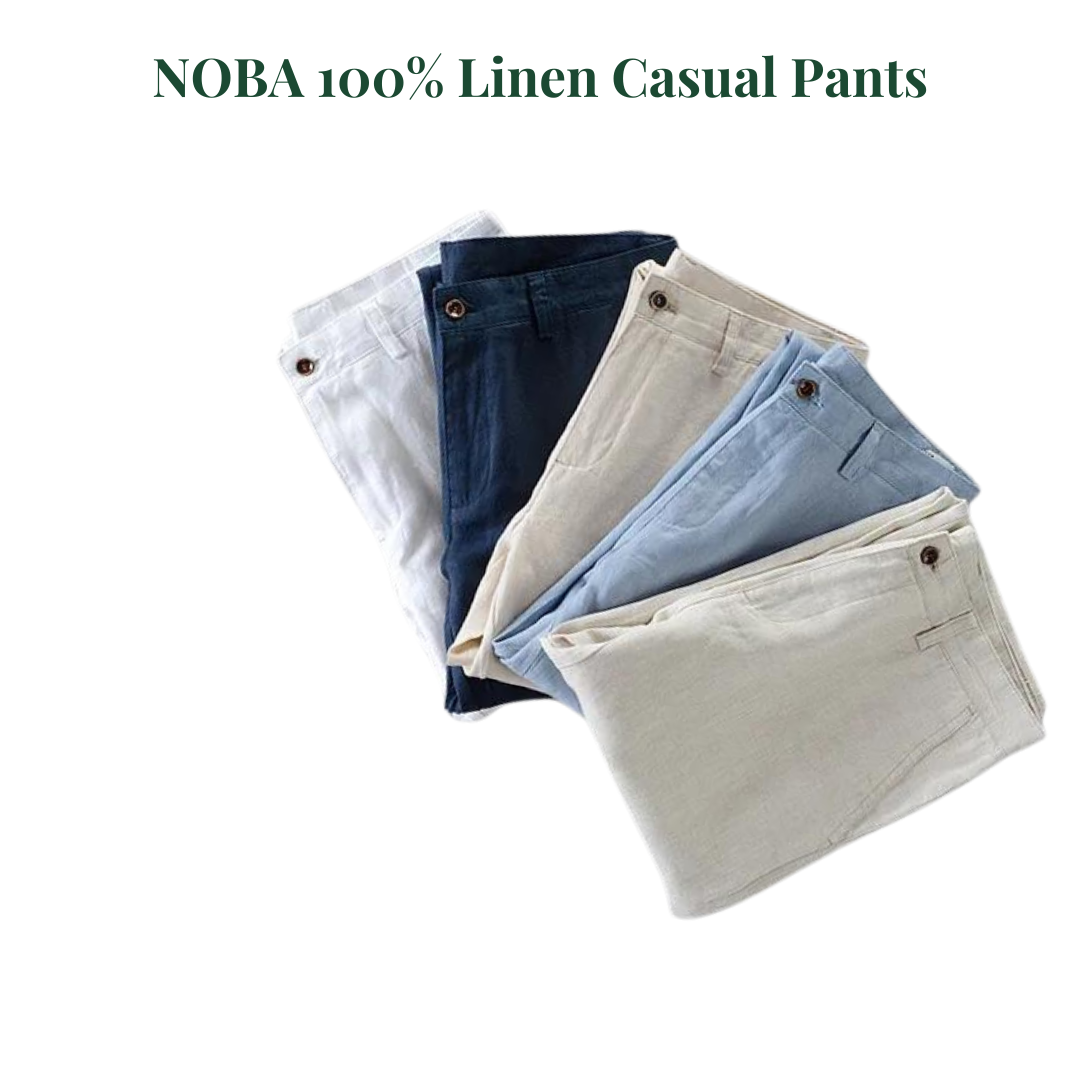 LA VELOUR ™ | 100% Linen Casual Pants