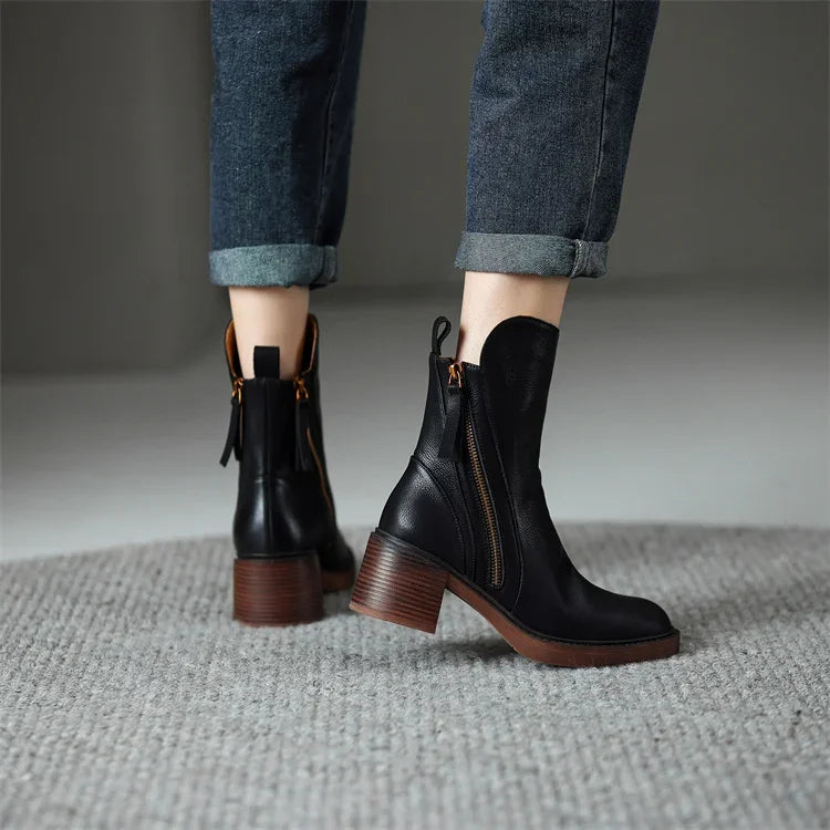 Grazia | Leather ankle boots