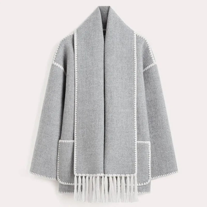 Chanel | Stylish Scarf Coat