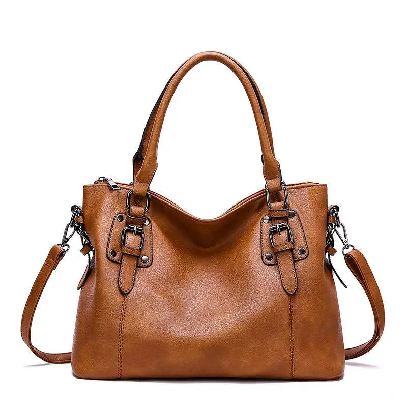 La velour ™  |
 Graceful Allure | Elegant Leather Shoulder Bag