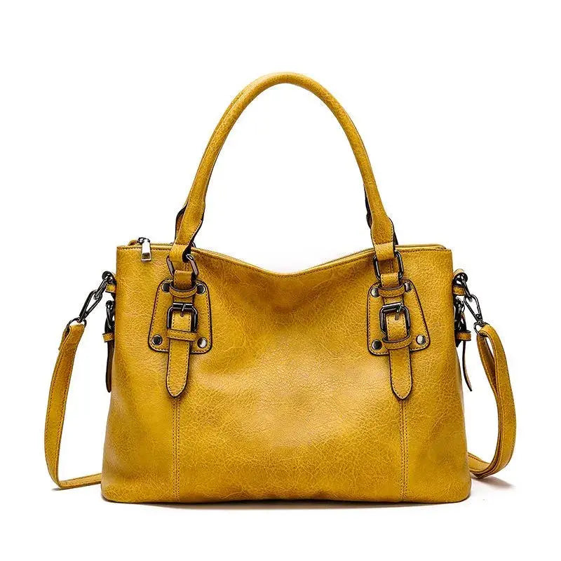 La velour ™  |
 Graceful Allure | Elegant Leather Shoulder Bag