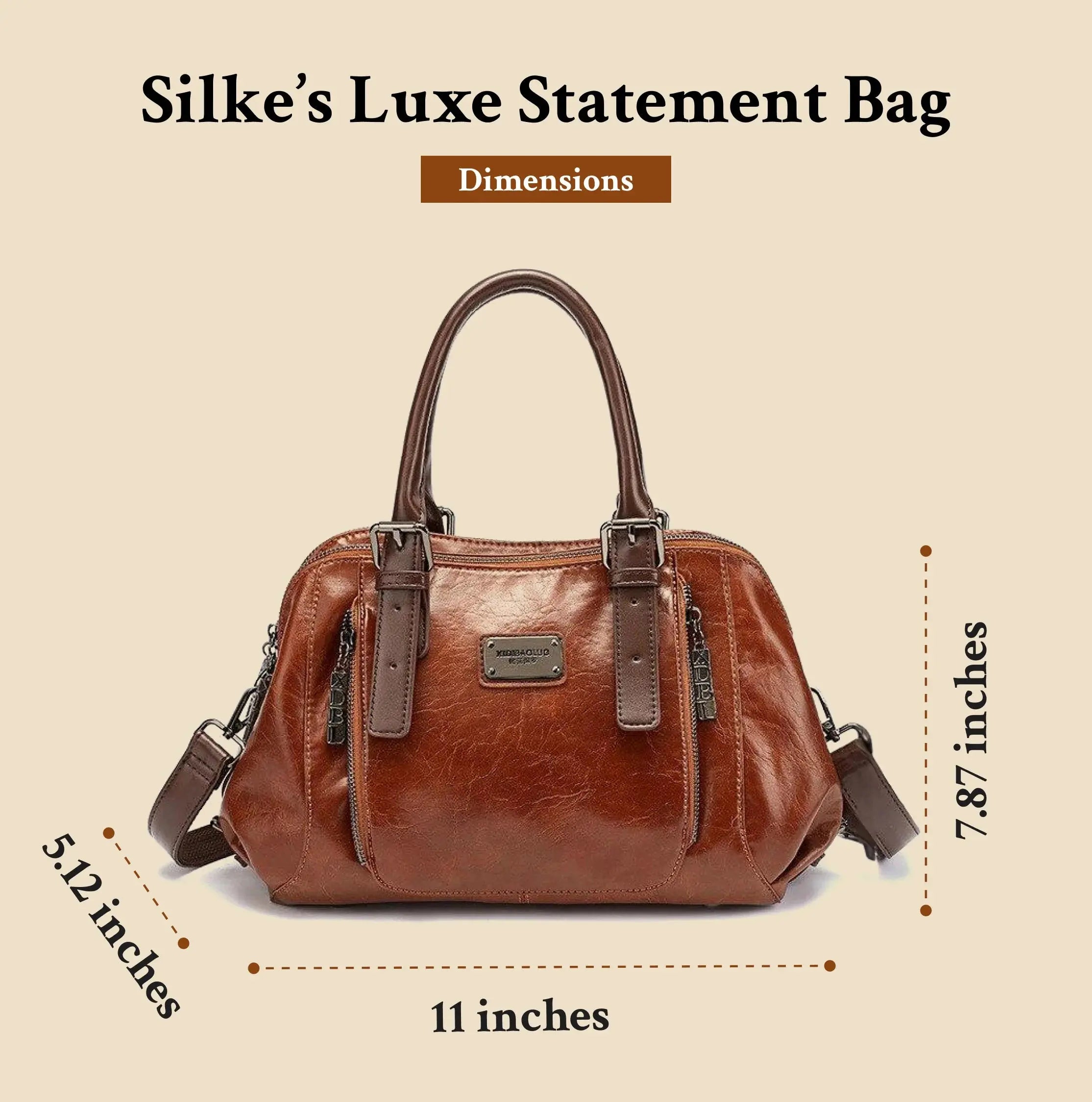 La velour ™  |
  Luxe Statement | Leather Bag