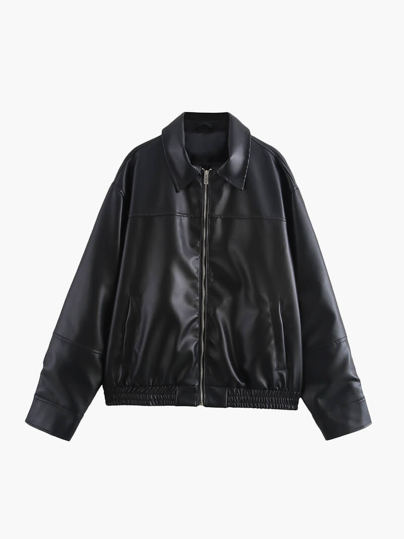 La velour™ |
 Faux Leather Jacket