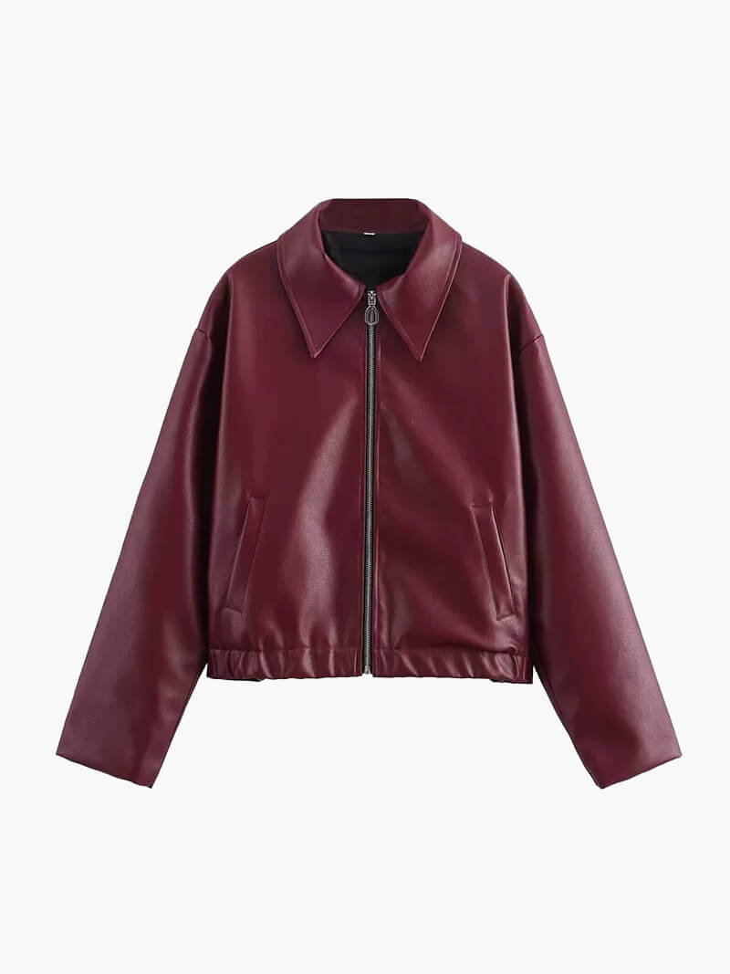 La velour™ |
 leather Jacket