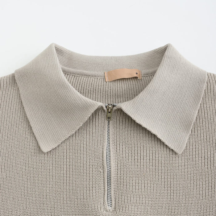 La velour™ | Half-zip sweater