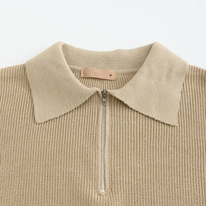 La velour™ | Half-zip sweater