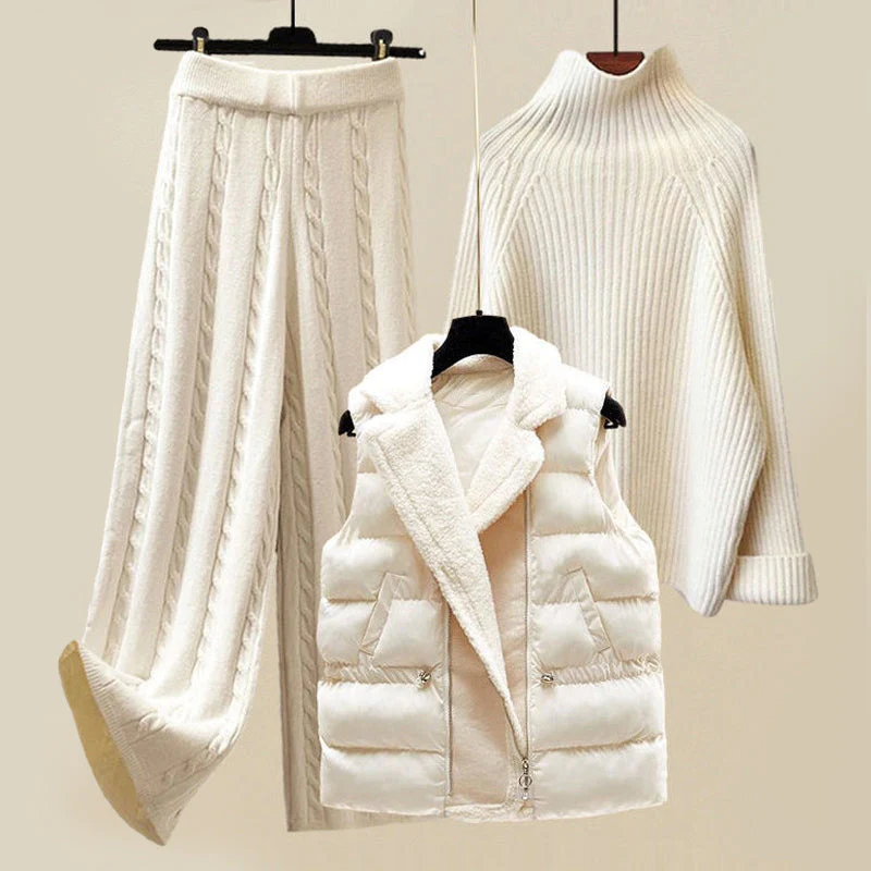 Comfortable and cozy knitwear set